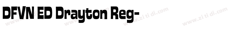 DFVN ED Drayton Reg字体转换